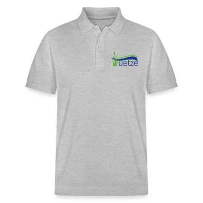 Naturbad Uetze Unisex Bio-Poloshirt - Grau meliert