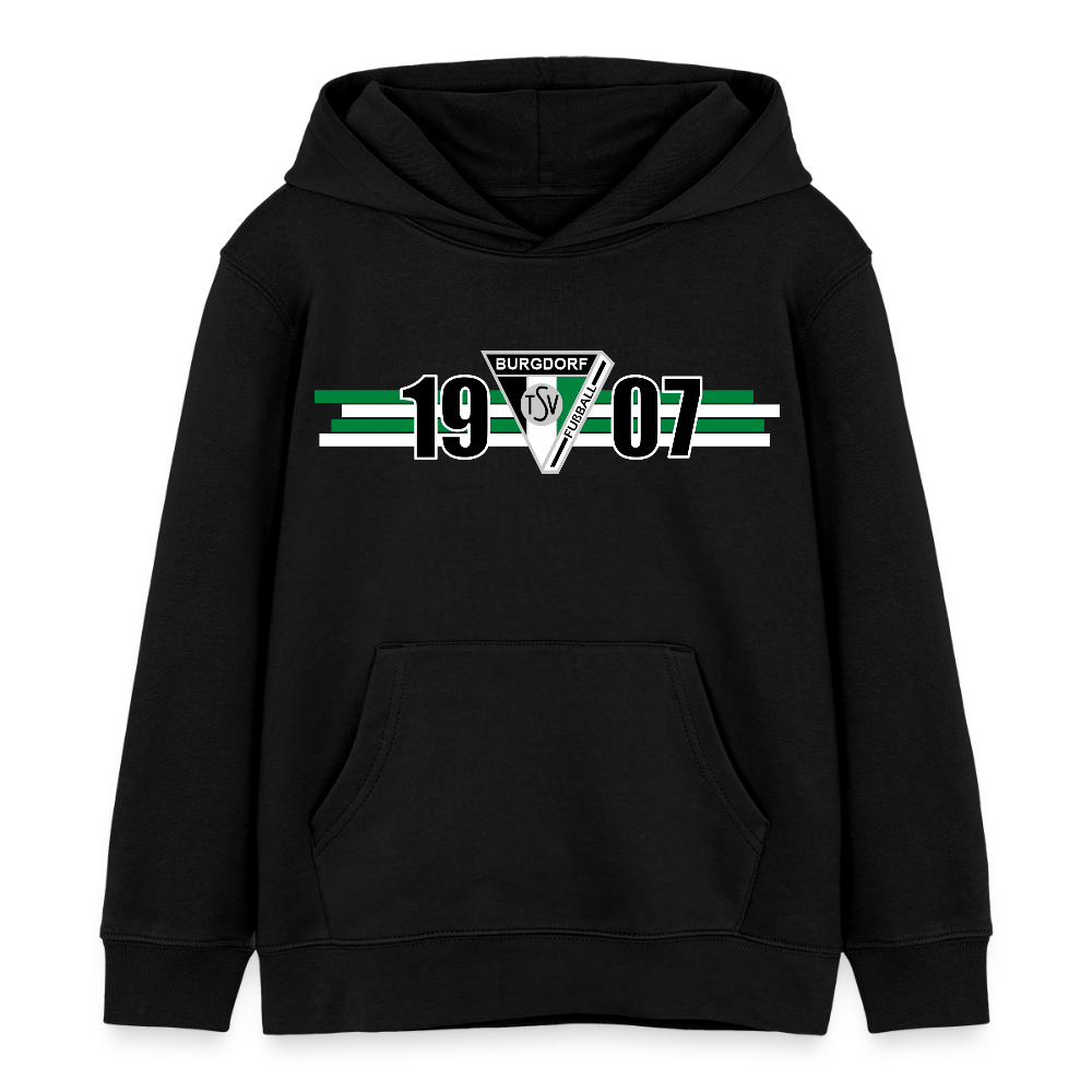 TSV Burgdorf Kinder Bio Hoodie 1907 - Schwarz