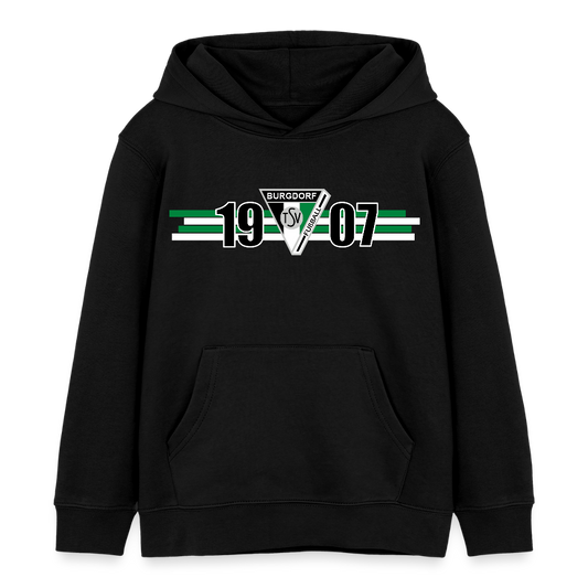 TSV Burgdorf Kinder Bio Hoodie 1907 - Schwarz
