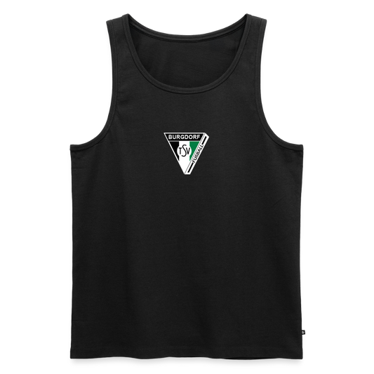 TSV Burgdorf Männer Premium Tank Top Flexdruck - Schwarz