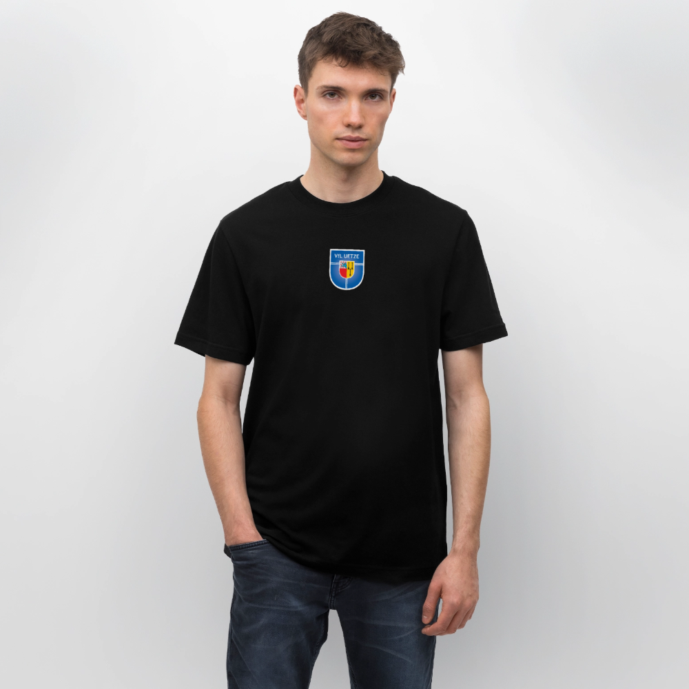 VfL Uetze Relaxed Fit Unisex Bio-T-Shirt (schwer) - Schwarz