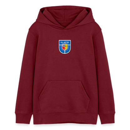 VfL Uetze Kinder Bio Hoodie - Burgunderrot