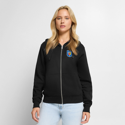 VfL Uetze unisex Premium Kapuzenjacke - Schwarz