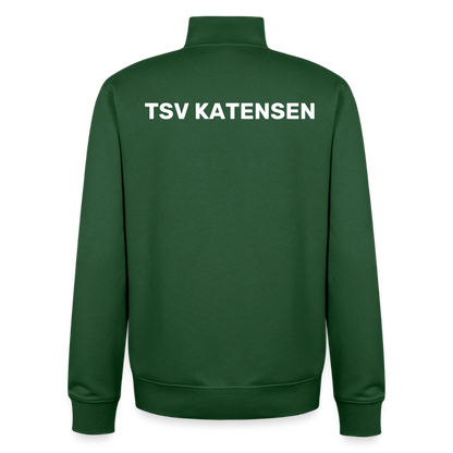 TSV Katensen Unisex Bio-Zip Sweatshirt - Flaschengrün