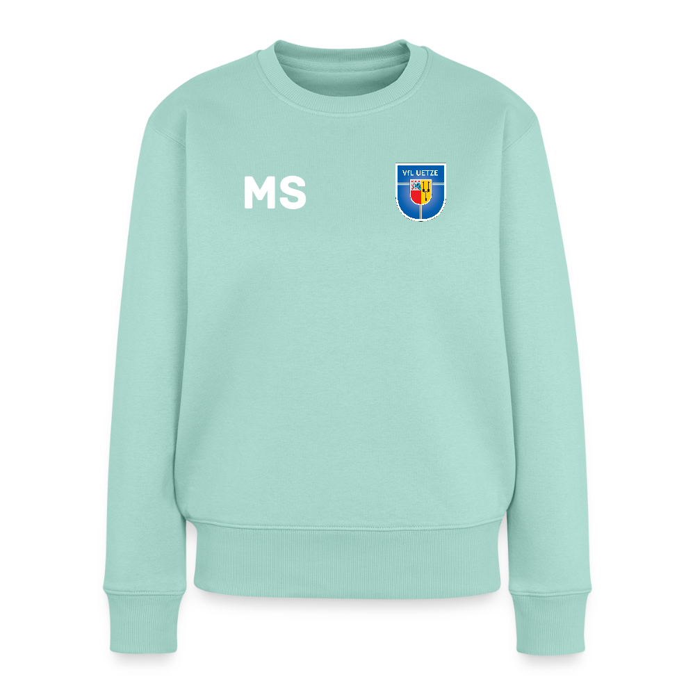 VfL Uetze Frauen Premium Pullover (personalisierbar) - Mint 