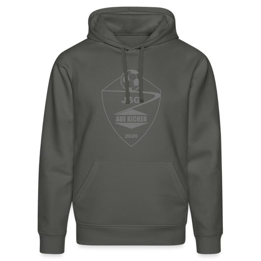 JSG Aue Kicker Unisex Bio-Hoodie All Grey - Anthrazit