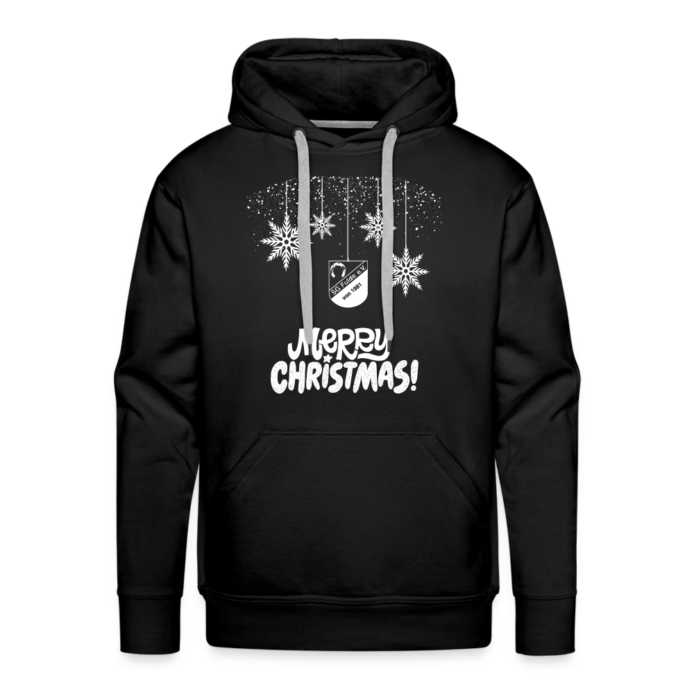 SG Fulde Merry Christmas unisex Premium Hoodie - Schwarz
