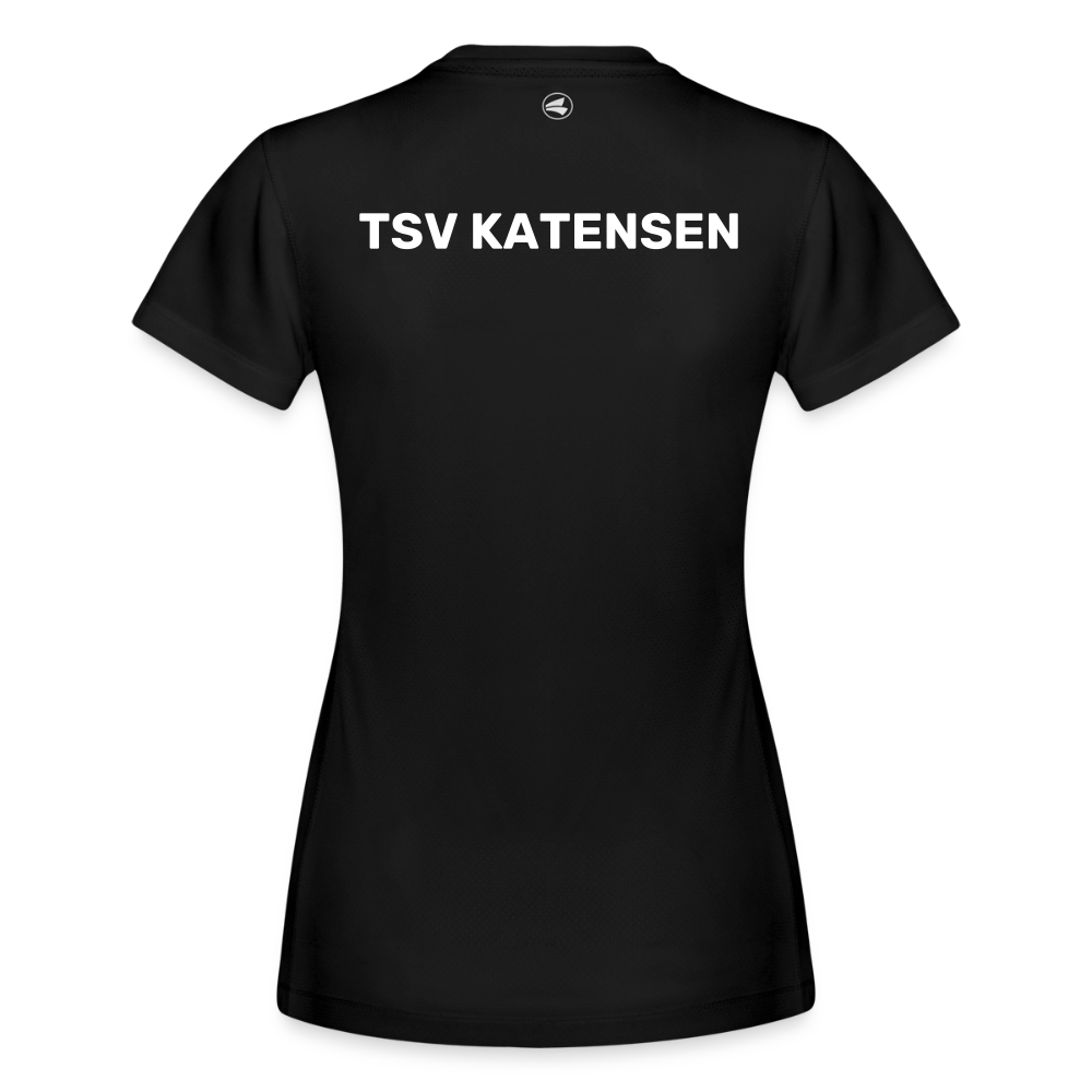 TSV Katensen JAKO Frauen Funktions-Shirt Run 2.0 (personalisierbar) - Schwarz
