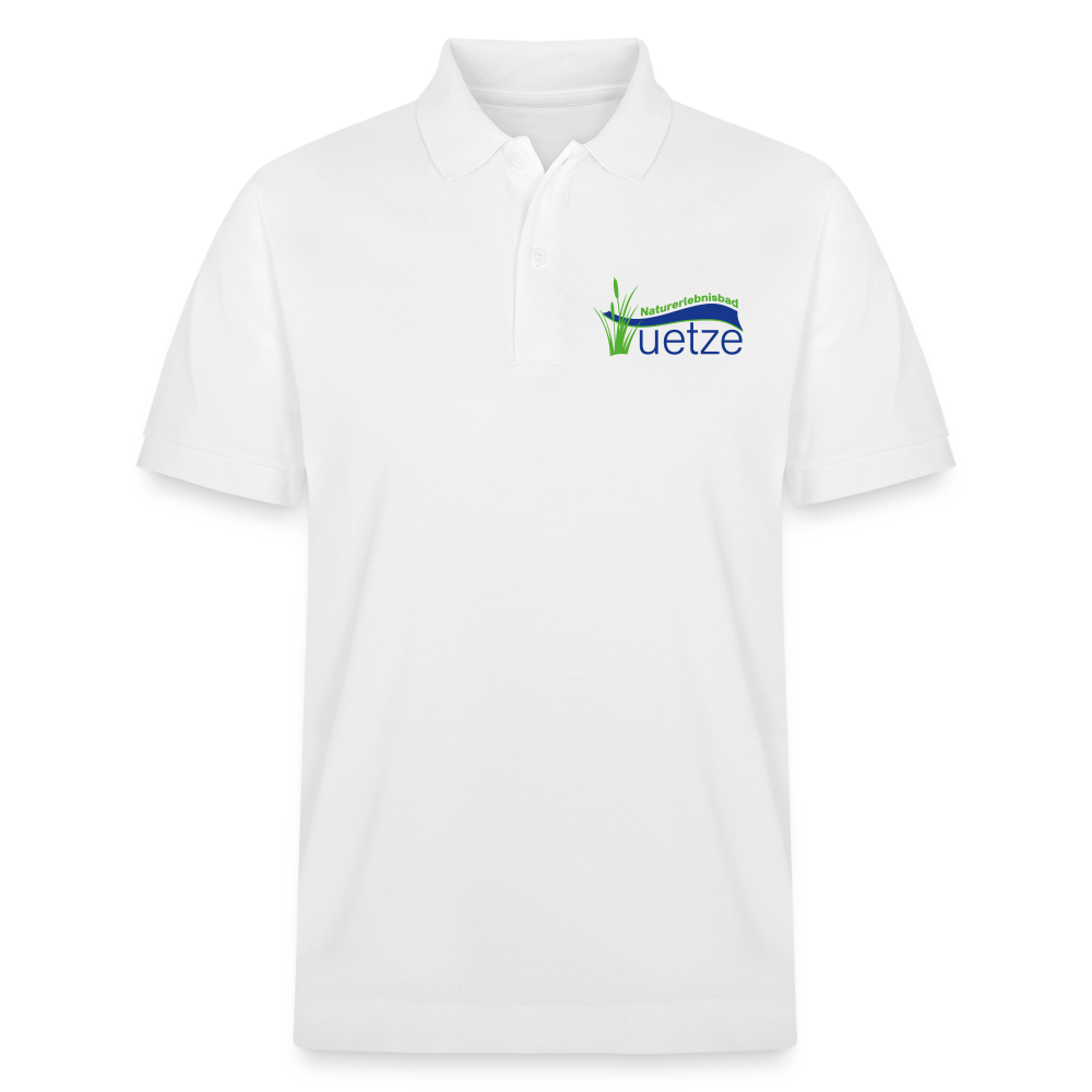 Naturbad Uetze Unisex Bio-Poloshirt - Weiß