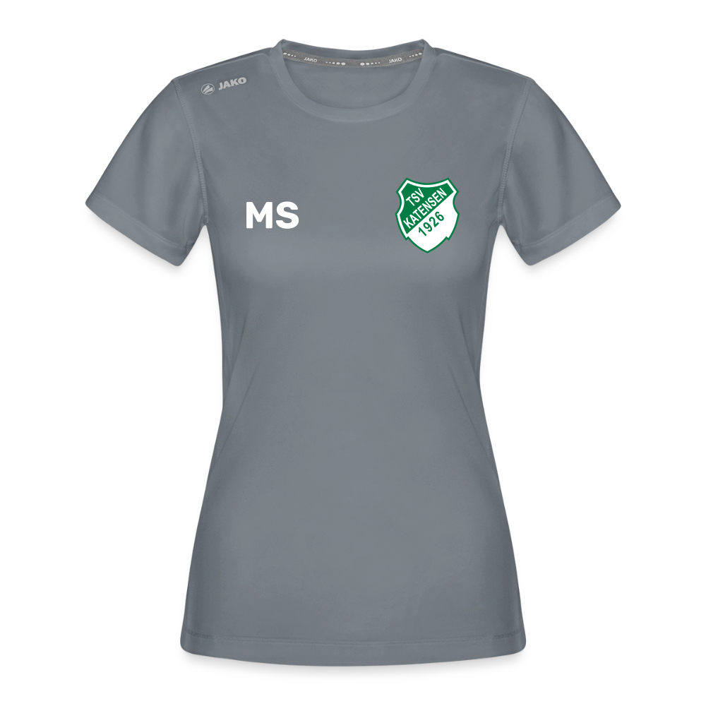 TSV Katensen JAKO Frauen Funktions-Shirt Run 2.0 (personalisierbar) - Grau
