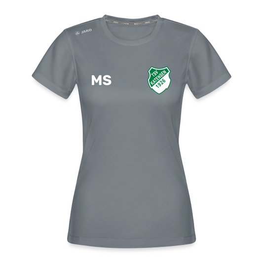 TSV Katensen JAKO Frauen Funktions-Shirt Run 2.0 (personalisierbar) - Grau