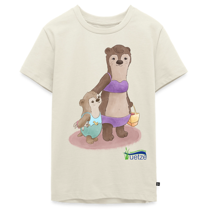 Naturbad Uetze Teenie T-Shirt "Ottermama" (146-164) - Naturweiß