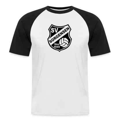 SV Sorgensen Baseball-T-Shirt Logo flex - Weiß/Schwarz