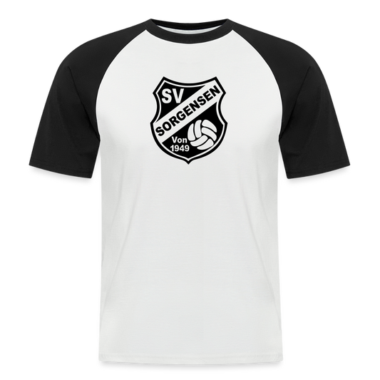 SV Sorgensen Baseball-T-Shirt Logo flex - Weiß/Schwarz
