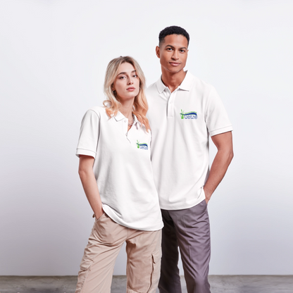 Naturbad Uetze Unisex Bio-Poloshirt - Weiß