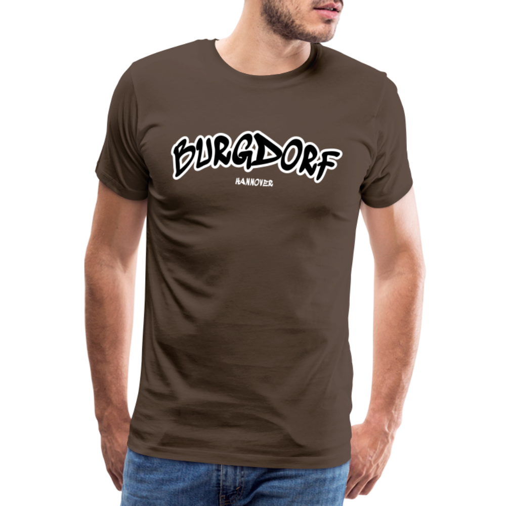 Burgdorf Hannover Premium T-Shirt Flexdruck - Edelbraun