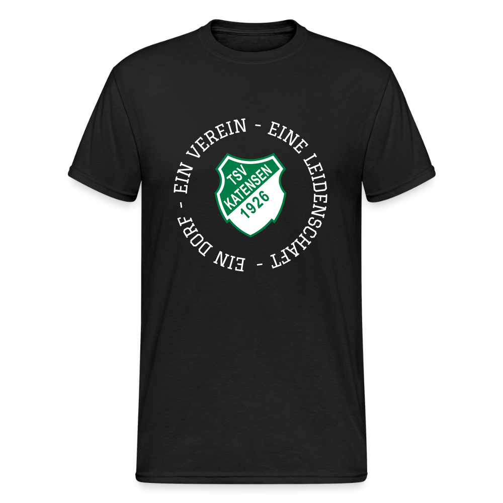 TSV Katensen "Ein Dorf" Heavy T-Shirt - Schwarz