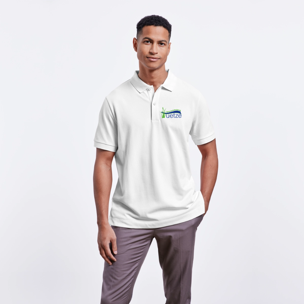Naturbad Uetze Unisex Bio-Poloshirt - Weiß