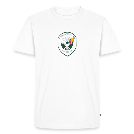 Schützenverein Uetze unisex Premium T-Shirt Logo - Weiß