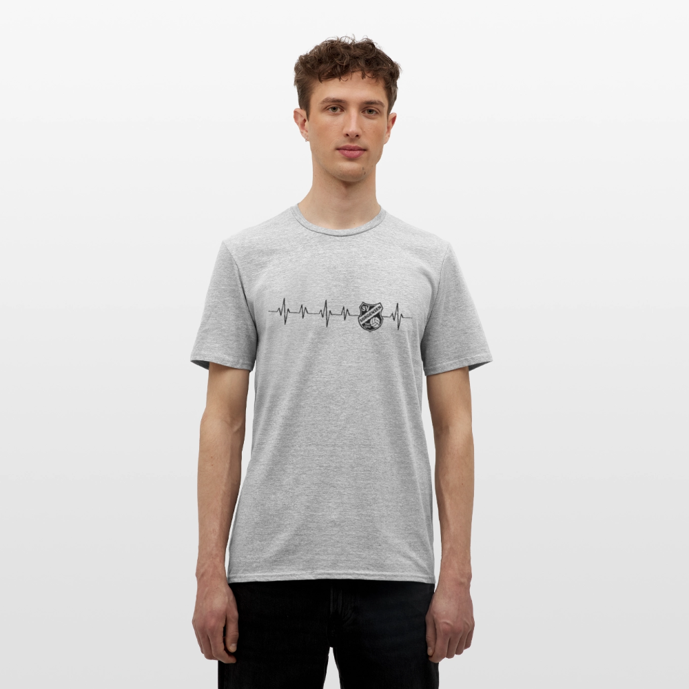 SV Sorgensen Premium T-Shirt heartbeat - Grau meliert