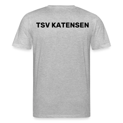 TSV Katensen Unisex Bio-T-Shirt (personalisierbar) - Grau meliert