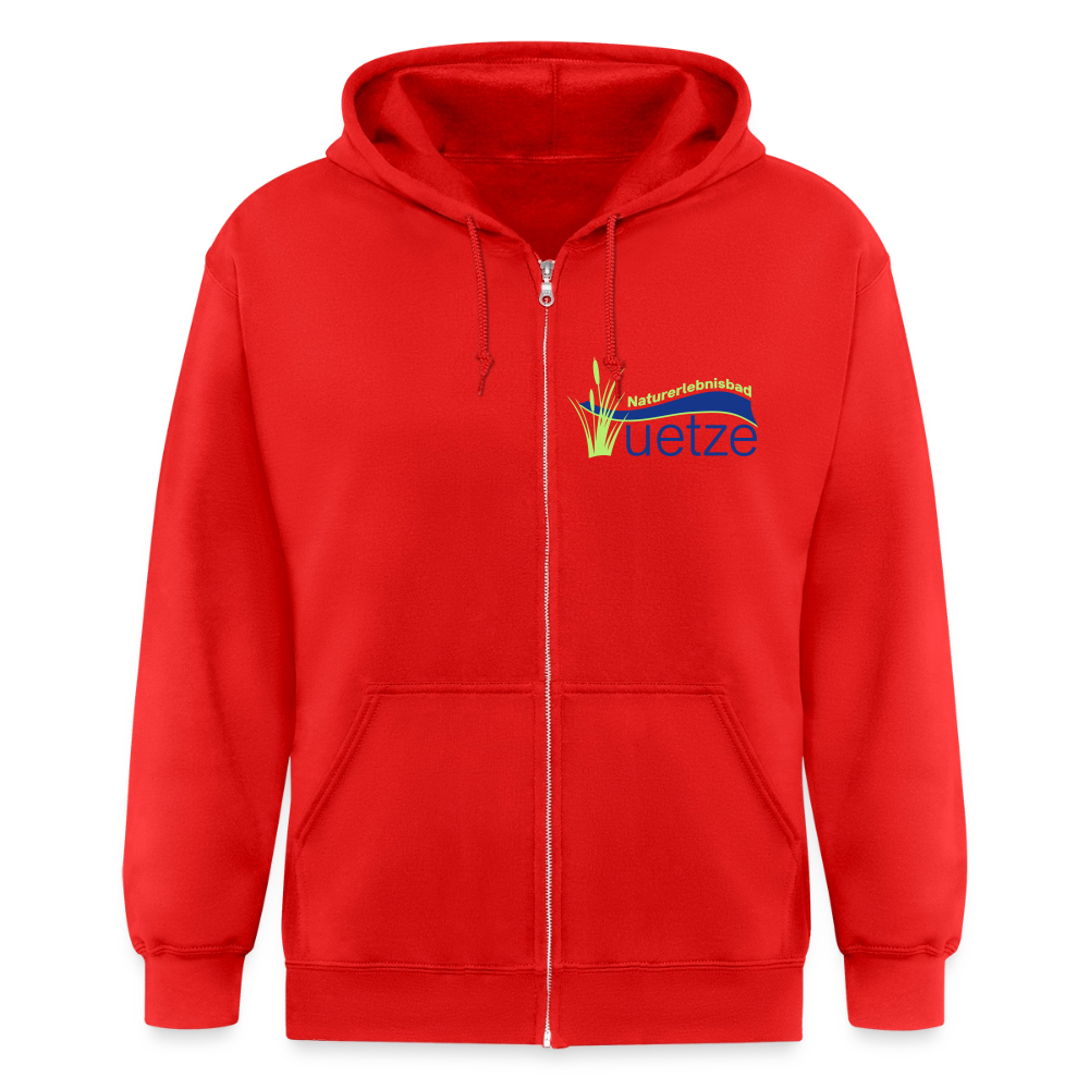 Naturbad Uetze unisex Kapuzenjacke - Rot