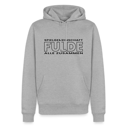SG Fulde unisex Premium Hoodie "Alle zusammen" - Grau meliert