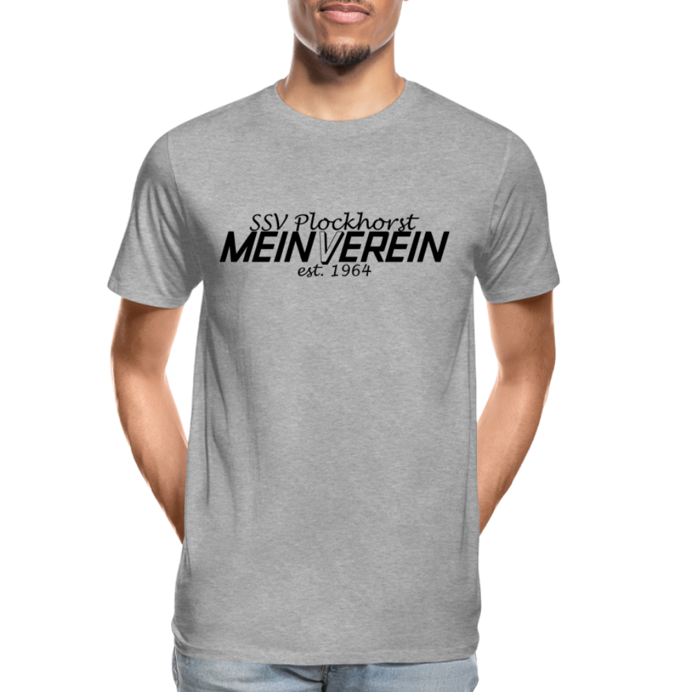 SSV Plockhorst Bio T-Shirt Mein Verein flex - Grau meliert