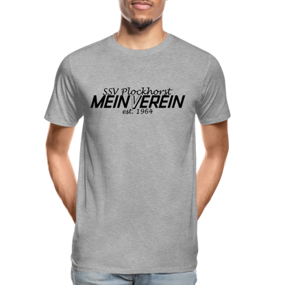 SSV Plockhorst Bio T-Shirt Mein Verein flex - Grau meliert