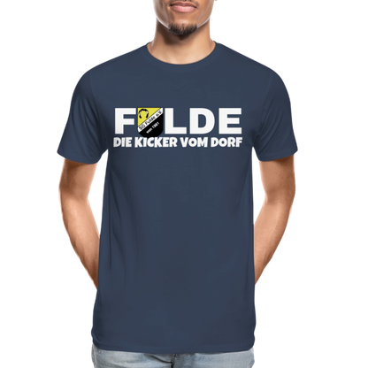SG Fulde Kicker Premium Bio T-Shirt flex - Navy