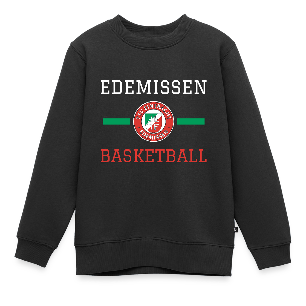 Kinder Premium Pullover TSV Edemissen - Schwarz