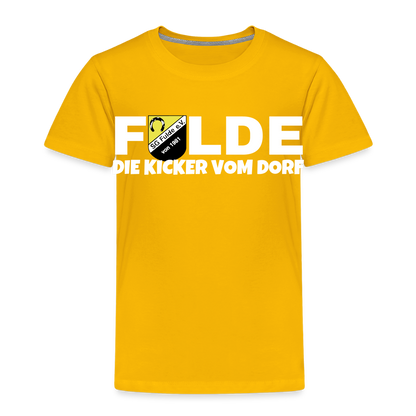 SG Fulde Kinder Premium T-Shirt - Sonnengelb