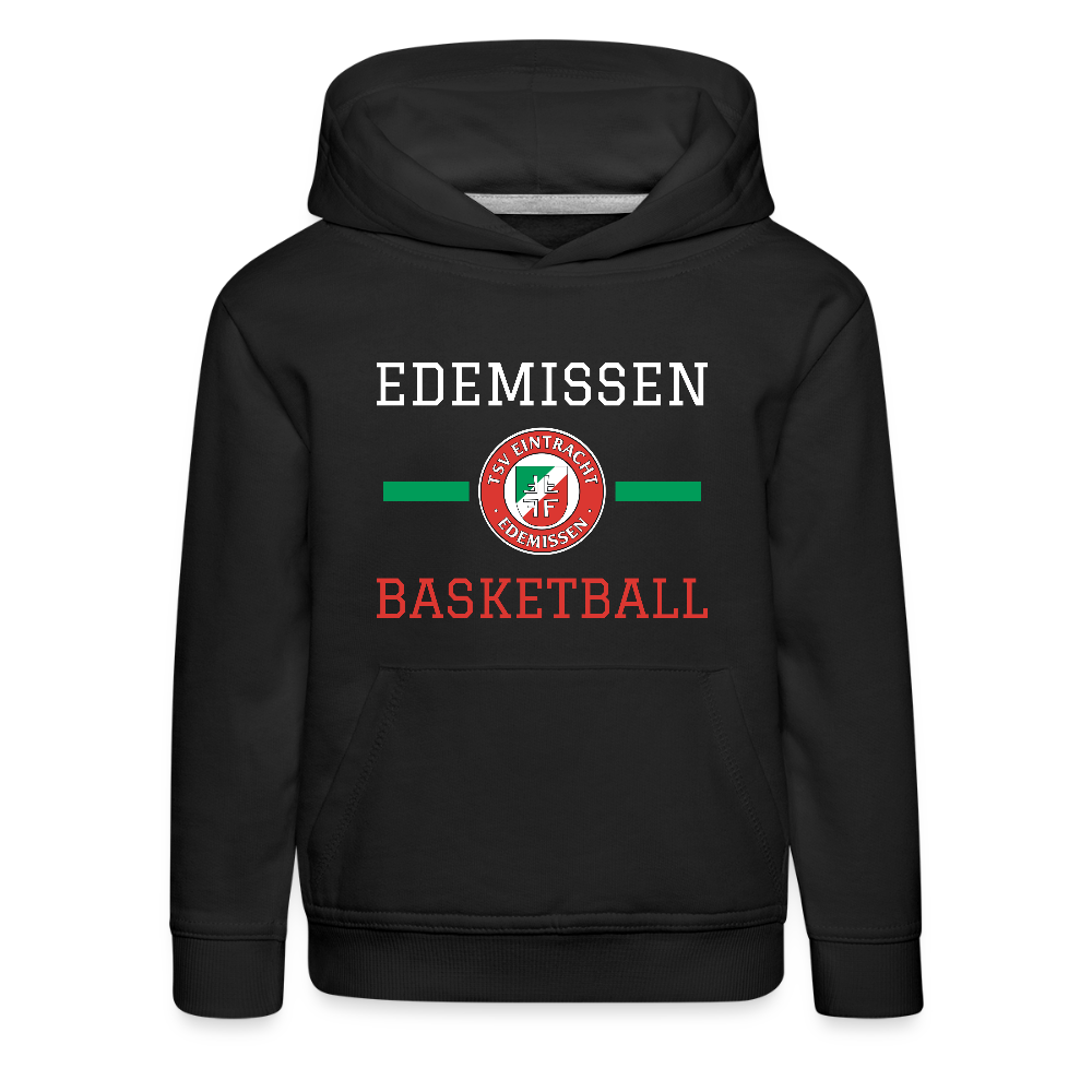Kinder Premium Hoodie TSV Edemissen BB - Schwarz