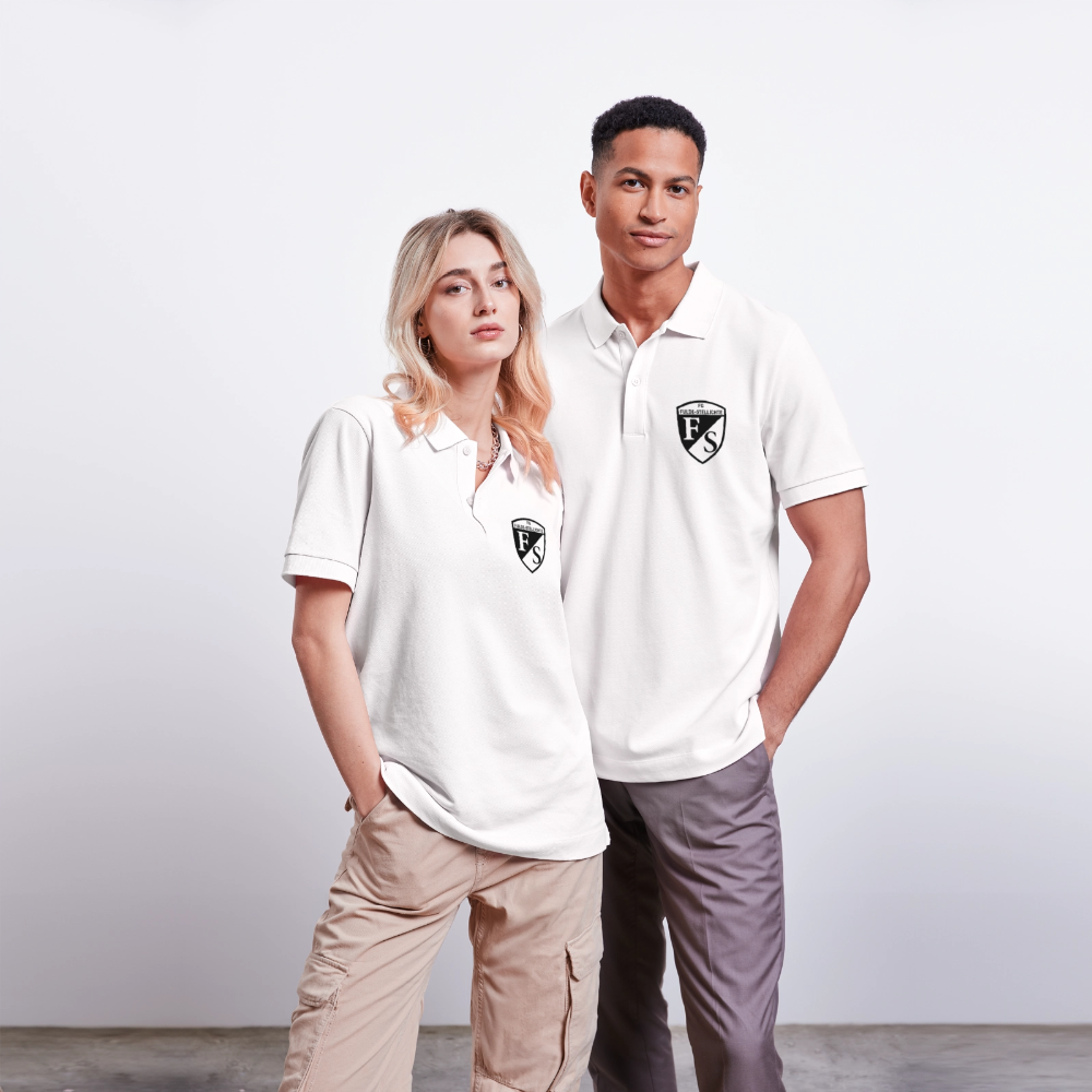 FG FS Unisex Bio-Poloshirt - Weiß