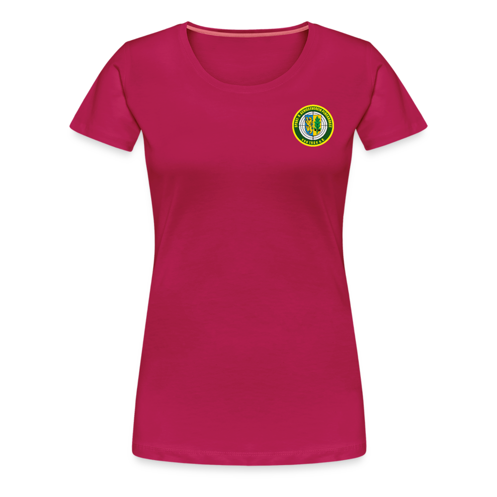 SSV Logo Frauen Premium T-Shirt - dunkles Pink