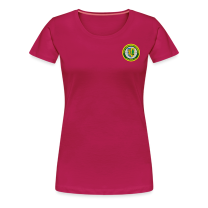 SSV Logo Frauen Premium T-Shirt - dunkles Pink