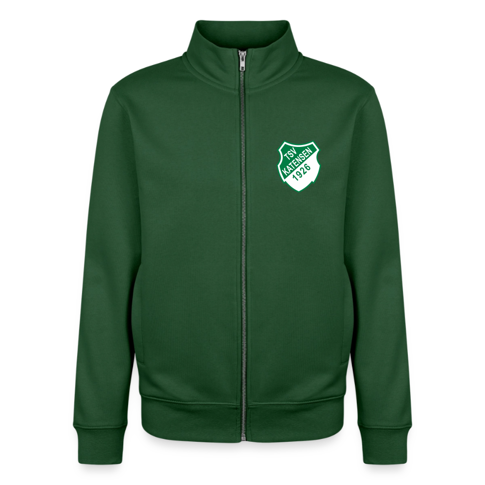 TSV Katensen Unisex Bio-Zip Sweatshirt - Flaschengrün