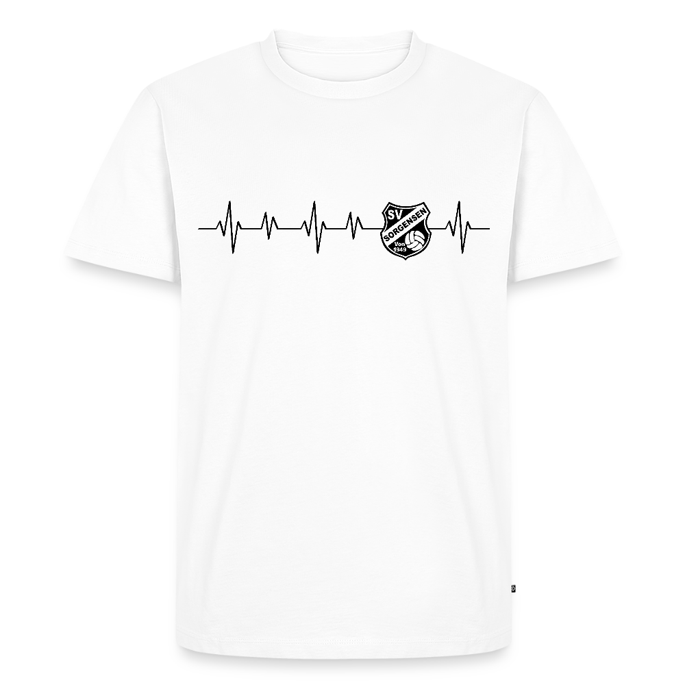 SV Sorgensen Premium T-Shirt heartbeat - Weiß