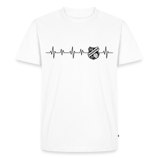 SV Sorgensen Premium T-Shirt heartbeat - Weiß