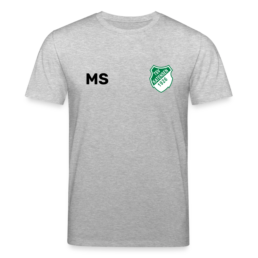 TSV Katensen Unisex Bio-T-Shirt (personalisierbar) - Grau meliert