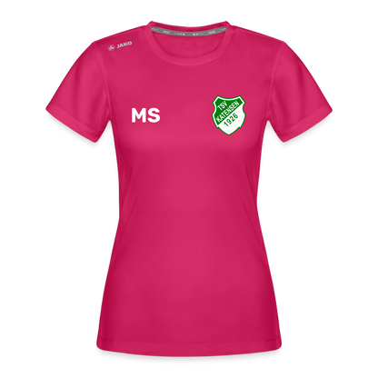 TSV Katensen JAKO Frauen Funktions-Shirt Run 2.0 (personalisierbar) - dunkles Pink