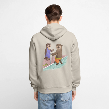 Naturbad Uetze Kapuzenjacke "Otter" - Beige