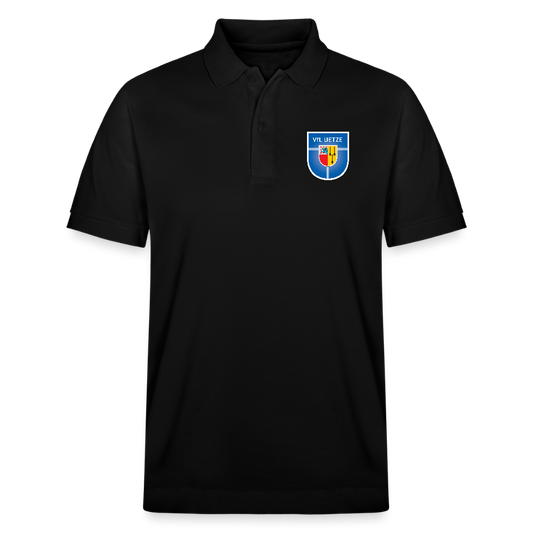 VfL Uetze Unisex Bio-Poloshirt - Schwarz