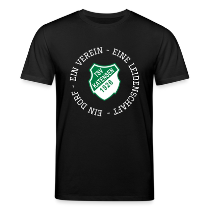 TSV Katensen Unisex Bio-T-Shirt "Ein Dorf" - Schwarz