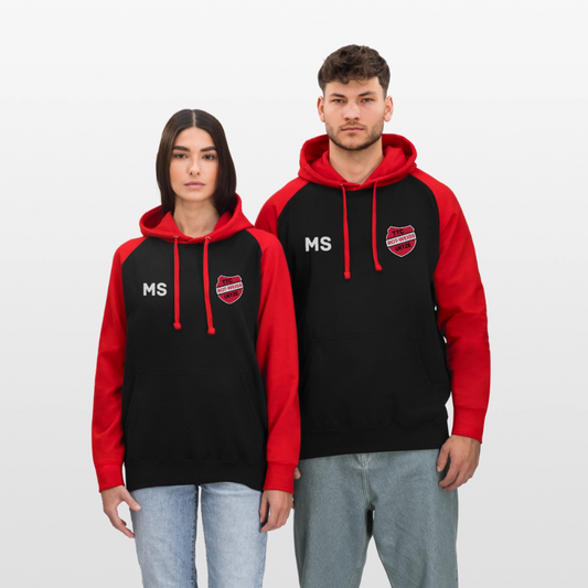 TTC RW Uetze Premium Kontrast Hoodie - Schwarz/Rot