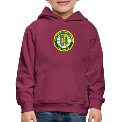 Logo Kinder Premium Hoodie - Bordeaux