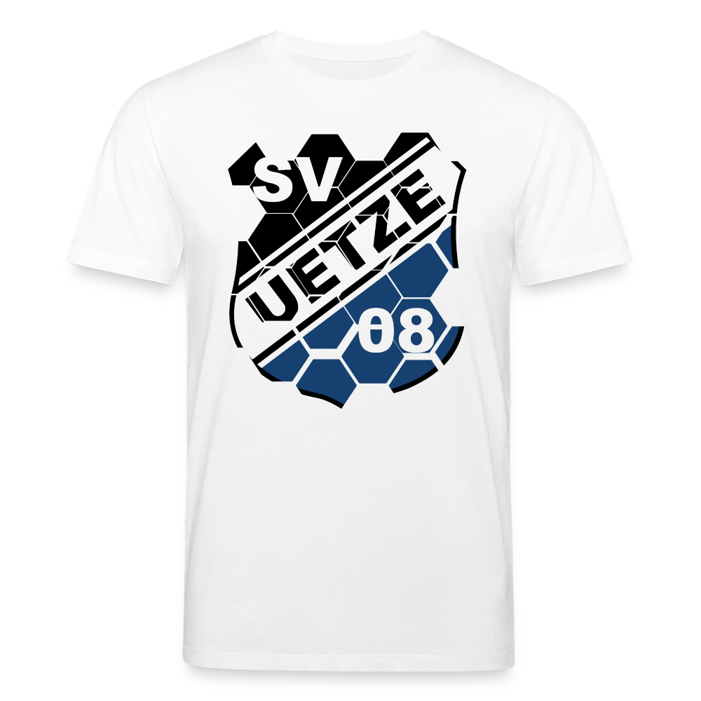 SV Uetze 08 Unisex Bio-T-Shirt "Waben" - Weiß