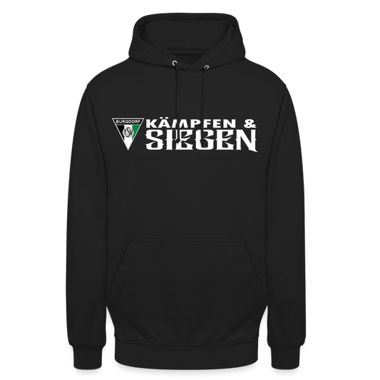 TSV Burgdorf Kämpfen & Siegen Unisex Hoodie - Schwarz