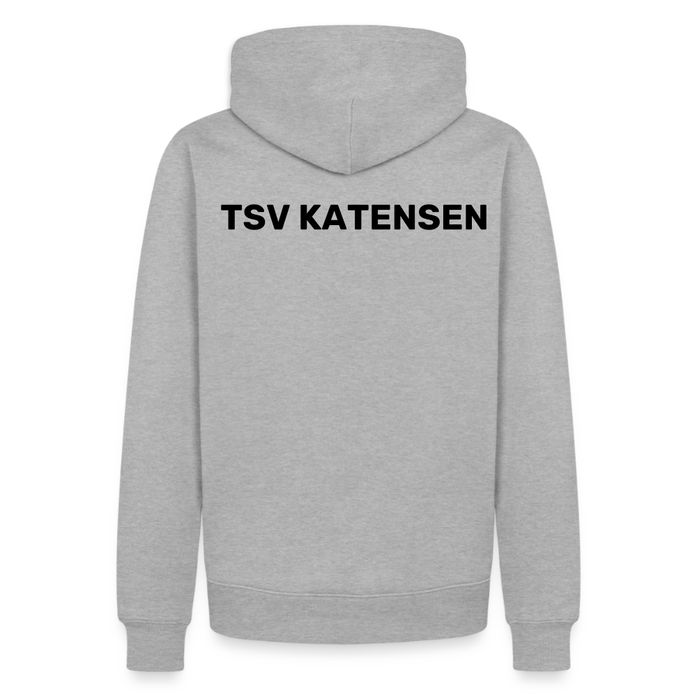 TSV Katensen Premium Hoodie (personalisierbar) - Grau meliert