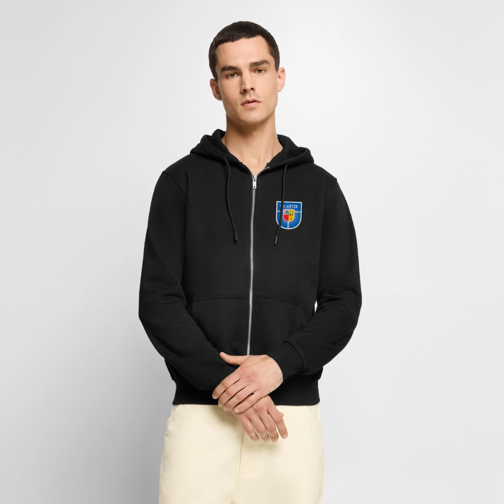 VfL Uetze unisex Premium Kapuzenjacke - Schwarz